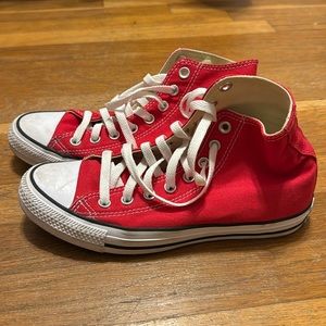 Red High Top Converse women’s
